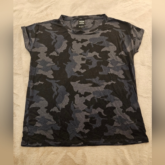 Prana Tops - PRANA Cozy Up Hemp Blend Camo T-Shirt